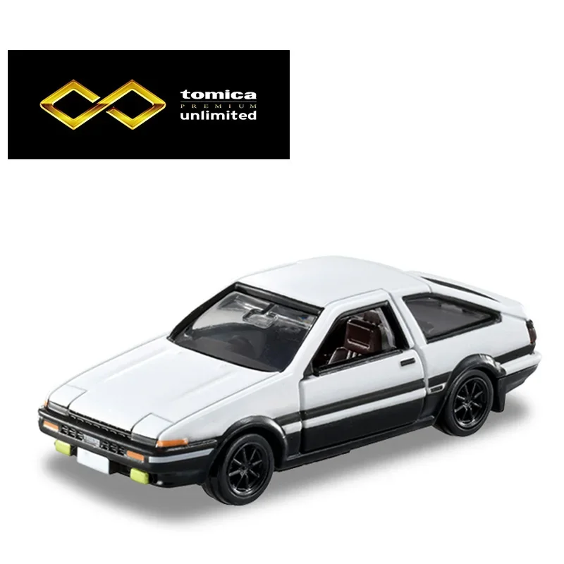 TOMY Initial D Toyota AE86 Fujiwara Takumi UNLIMITED Legierungsauto Druckguss & Spielzeugfahrzeuge Miniaturschuptautomodell für Kinder