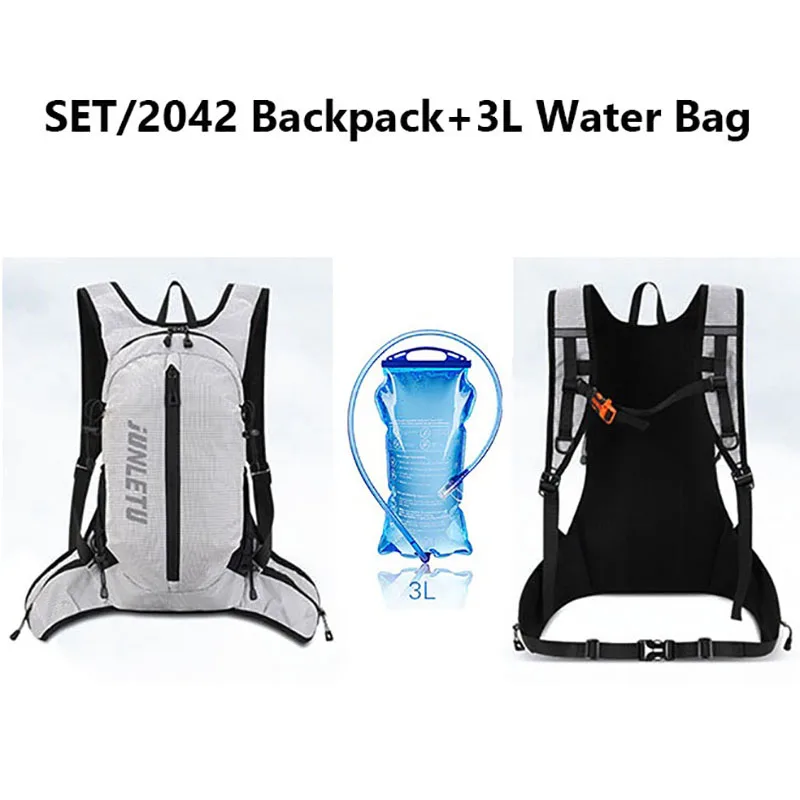 New Outdoor Sports Backpack Water Bag Set 3L Cycling Water Bag Rucksack Rainproof Nylon Hiking Hydration Daypack