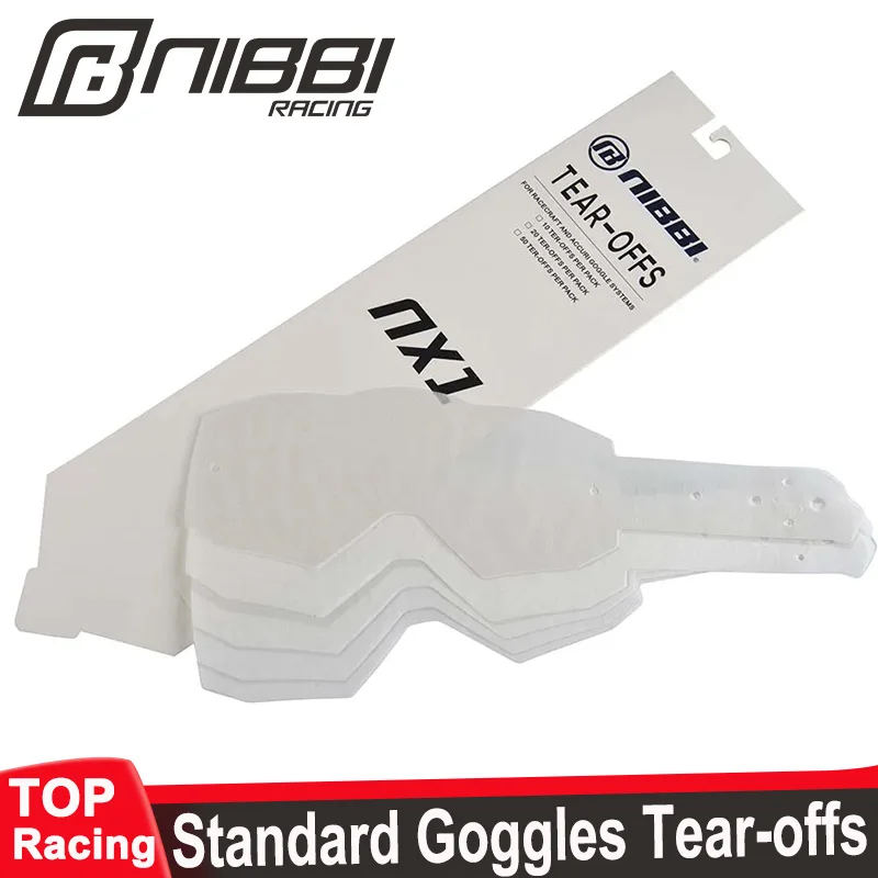 NIBBI 10 Pack/20 Pack NX1+ Standard Goggles Tear-offs