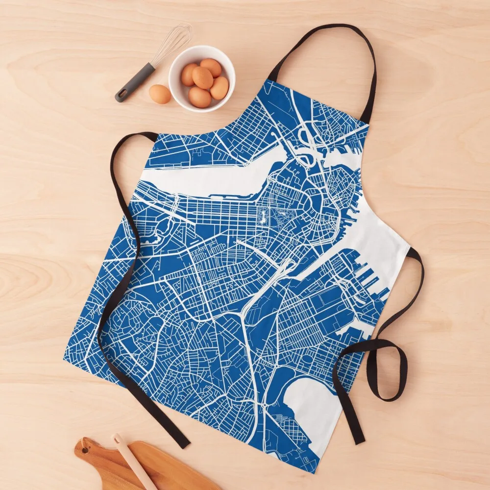 Boston Map Apron Things For Home And Kitchen manicurist Apron