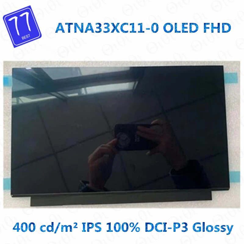 Original 13.3'' OLED Non-Touch For Asus ZenBook 13 UM325 UM325UA UM325S UM325SA Laptop LCD Display ATNA33XC11-0 ATNA33XC11 Panel