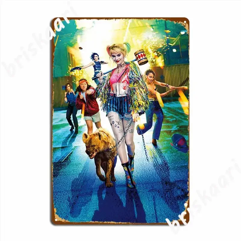 Metallschild „Vögel auf Spaziergang“, Wand- und Höhlenplaketten, personalisiertes Wandbild, Blechschild, Poster