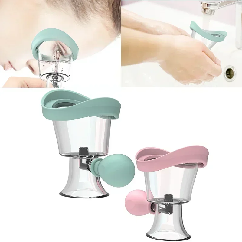 Tazas de lavado de ojos de silicona suave, limpiador de ojos, vasos de enjuague, vasos de baño reutilizables para estudiantes, nueva salud y belleza, 1 ud.