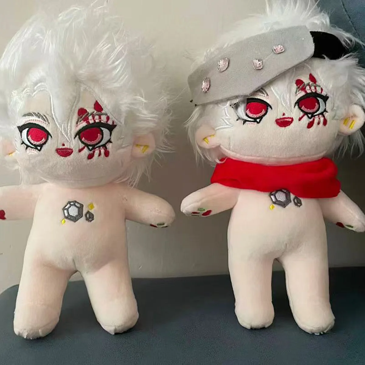 

Фаршированные 20 см Demon Slayer: Kimetsu No Yaiba Uzui Tengen, аниме-фигурки, платье для косплея, хлопковая кукла, каваи, рождественские подарки