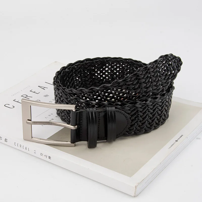 PU レザーニットベルト女性のヴィンテージコルセット女性カマーバンドコートウエストバンドドレスデクラションワイドベルト J1591