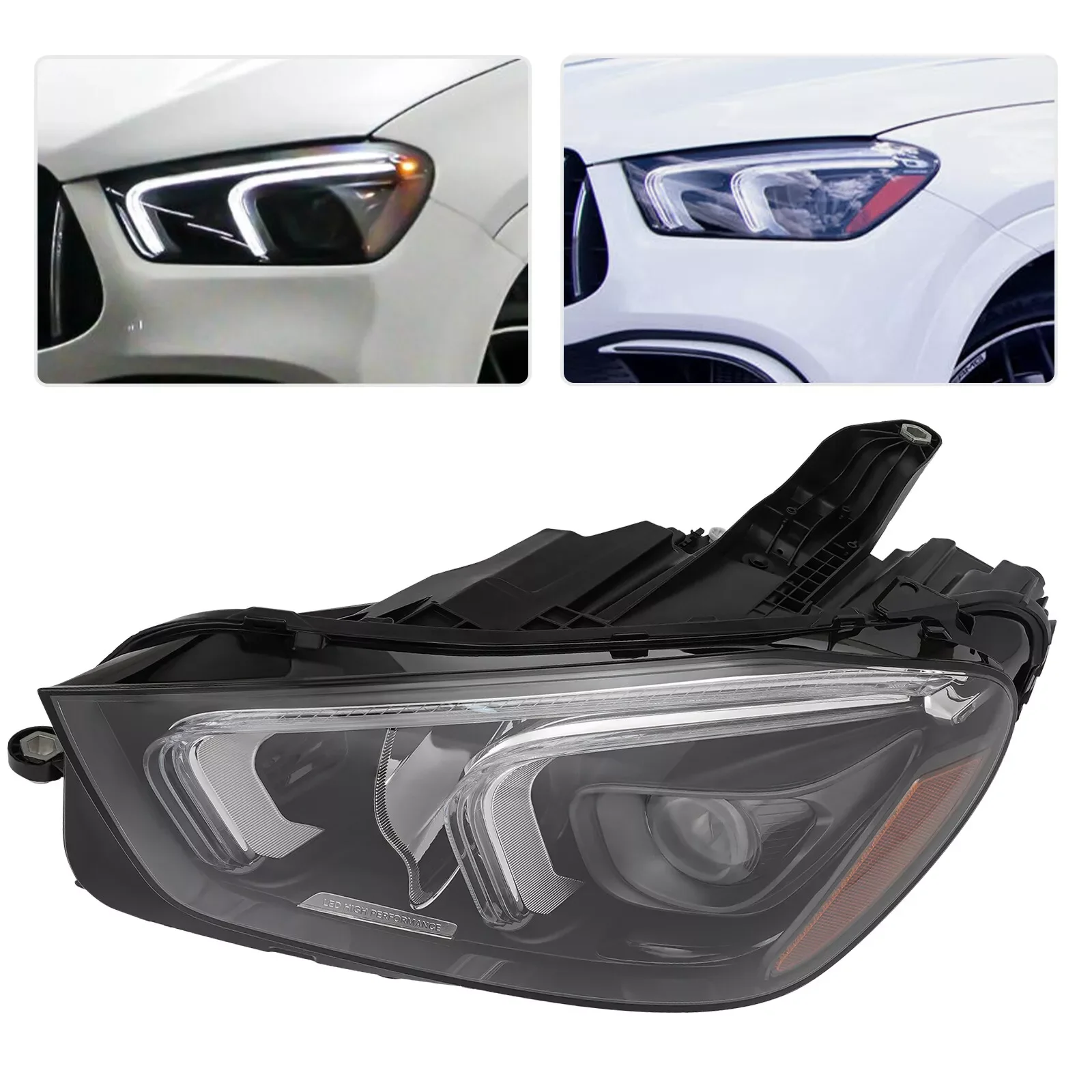 

Left Side LED Headlight Headlamp A1679060105 For 2020 2021 2022 Mercedes-Benz GLE GLE350 GLE450