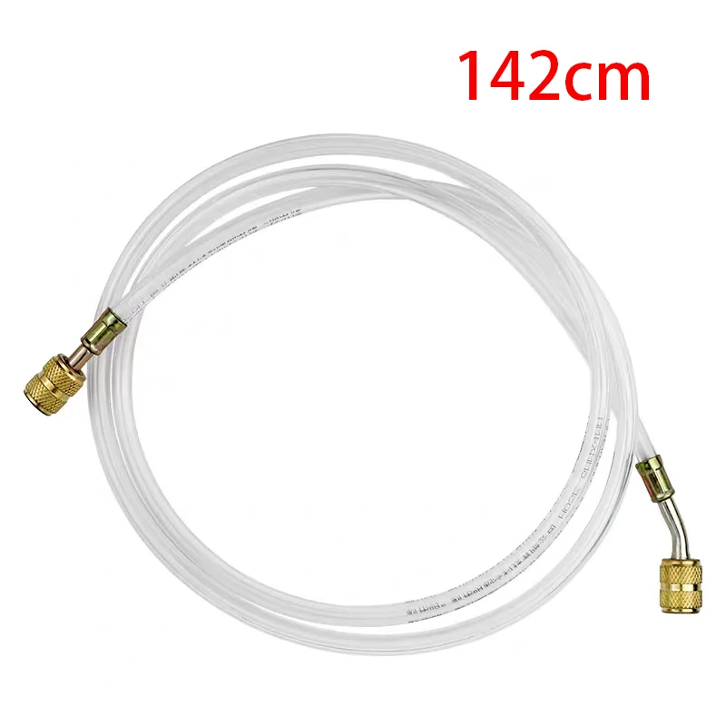 142cm Thick Head Refrigeration Tool Air Conditioner Transparent Tube Male Head British Head Male Head Fluorine Tube