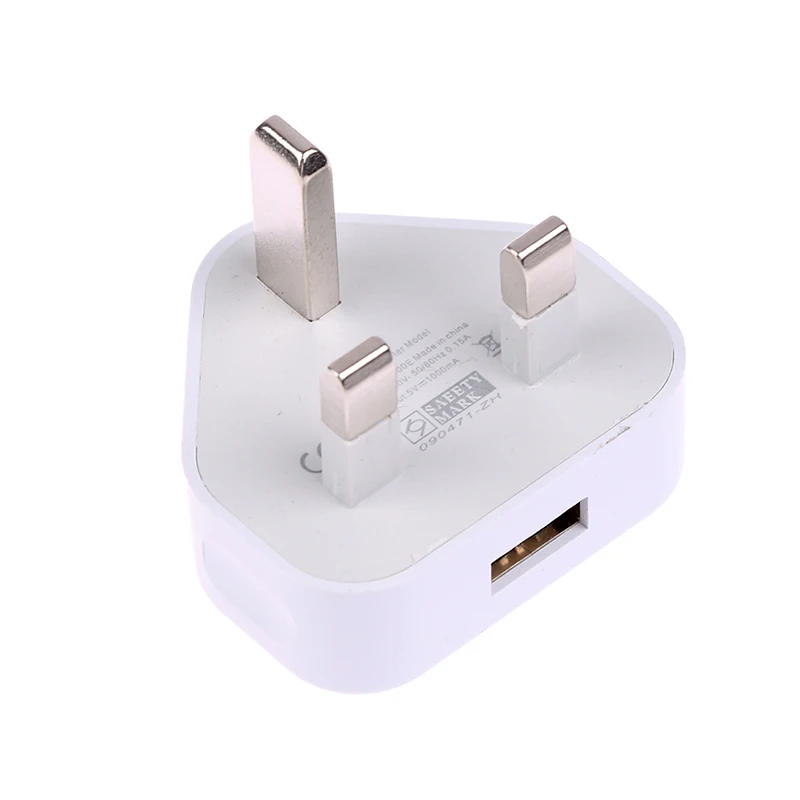 Universal UK Plug 3 Pin With 1/2 USB Ports Wall Charger Adapter Charging For Phone Charging Charger