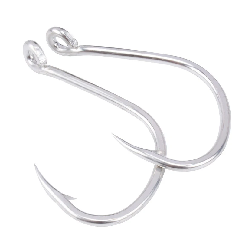 

Прицеп SJ40, щука, 1000 шт., одинарный крючок для соленой воды, тунца, акулы, устойчивый к коррозии рыболовный крючок Ocean Big Game