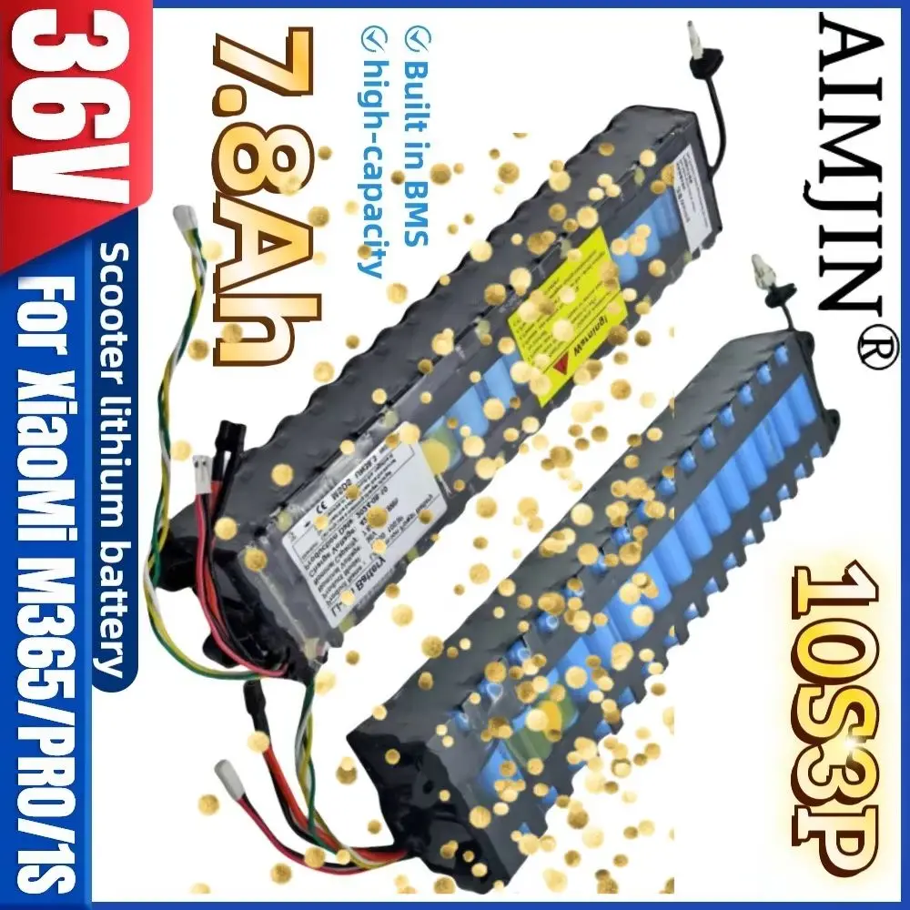 

For Xiaomi M365 Electric Scooter Battery Pack NE1003-H 36V 7800mAh Lithium Ion 10S3P with Communication Interface