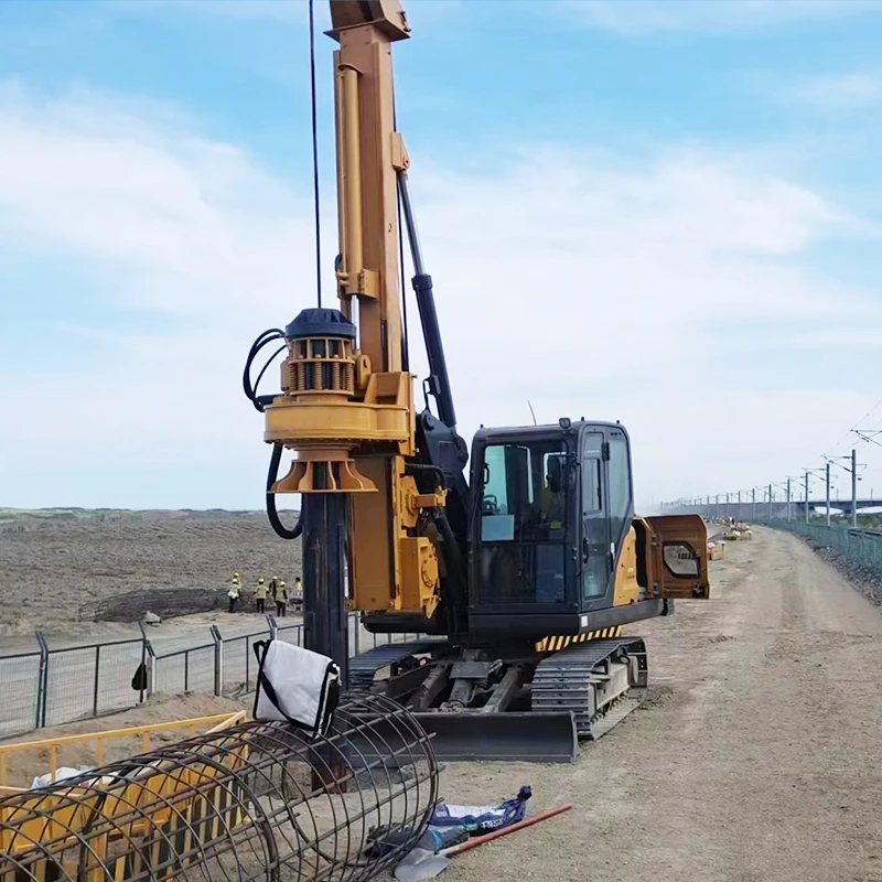 Advanced 50M 100m Rotary Drilling Rig  Blasthole Water Well  