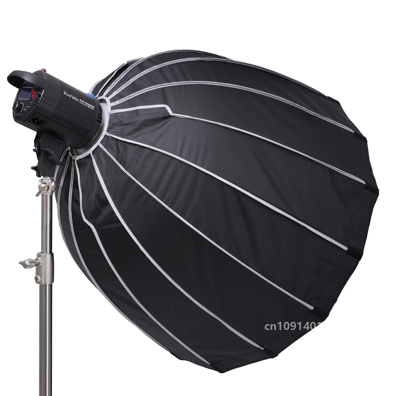 90cm 120cm Quickly Release 16-Rib Parabolic Deep Softbox +Honeycomb Grid with Bowens Mount for Photo Studio Flash Lamp