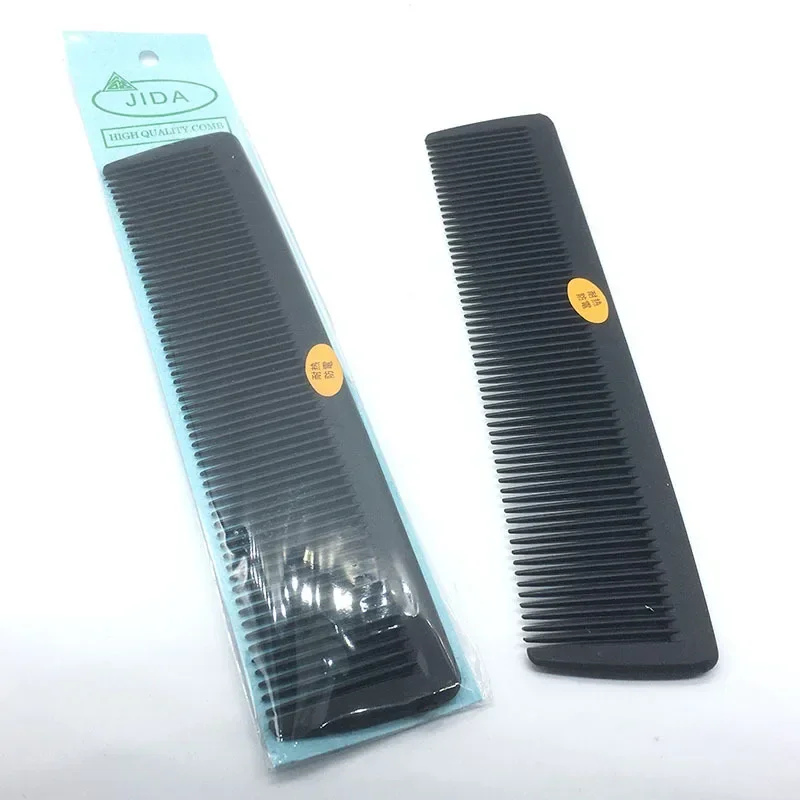 2pcs Fine Cutting Wide Tooth Hair Barber Carbon Fiber Salon Hairdressing Comb Heat Resistant Styling Grooming Comb