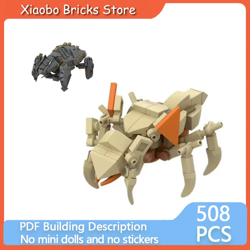 

Популярная игра, модель животного MOC, строительные кирпичи, дайвер, охотник на монстров, модульная технология, подарки, детский праздник, сборка игрушек, костюм