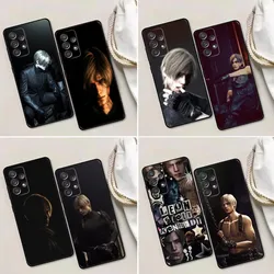 Leon R-Resident Kennedy E-Evil 4 Phone Case For Samsung Galaxy A13,A21s,A22,A31,A32,A52,A53,A71,A80,A91 Soft Black Phone Cover
