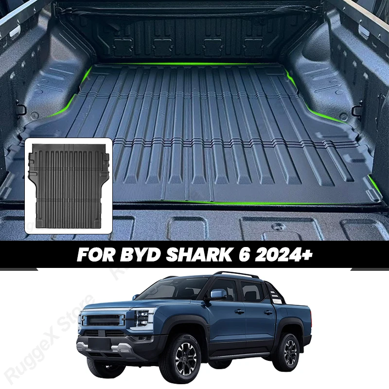 

Всепогодные водонепроницаемые коврики из TPE для багажника BYD SHARK 6, внешние аксессуары для внедорожников, улучшение экстерьера для BYD Shark