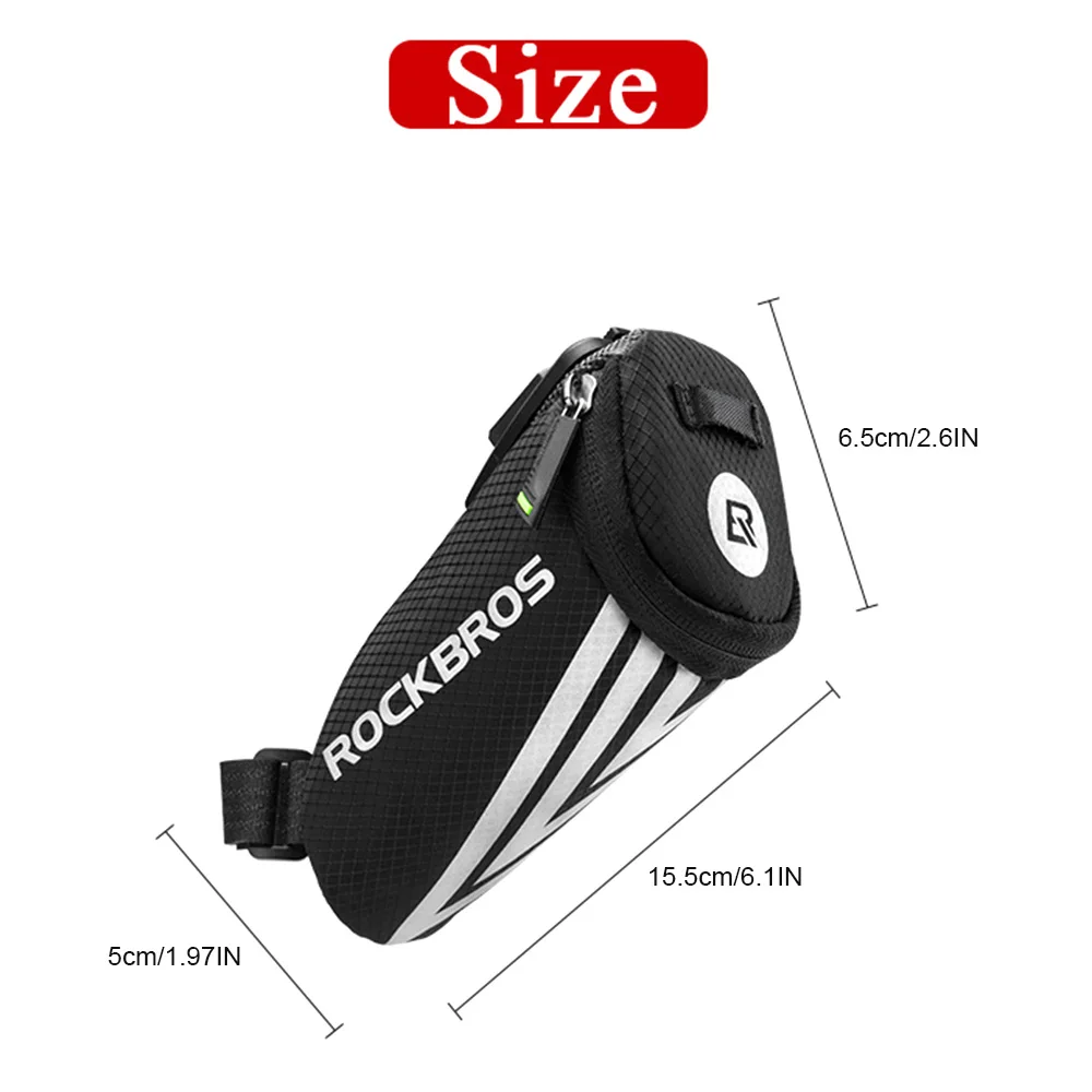 Fahrrad Schwanz Tasche Sattel Tasche Fahrrad Hinten Sitz Tasche Reflektierende Radfahren Reparatur Werkzeug Tasche MTB Rennrad Sattelstütze Tasche Gepäck Träger
