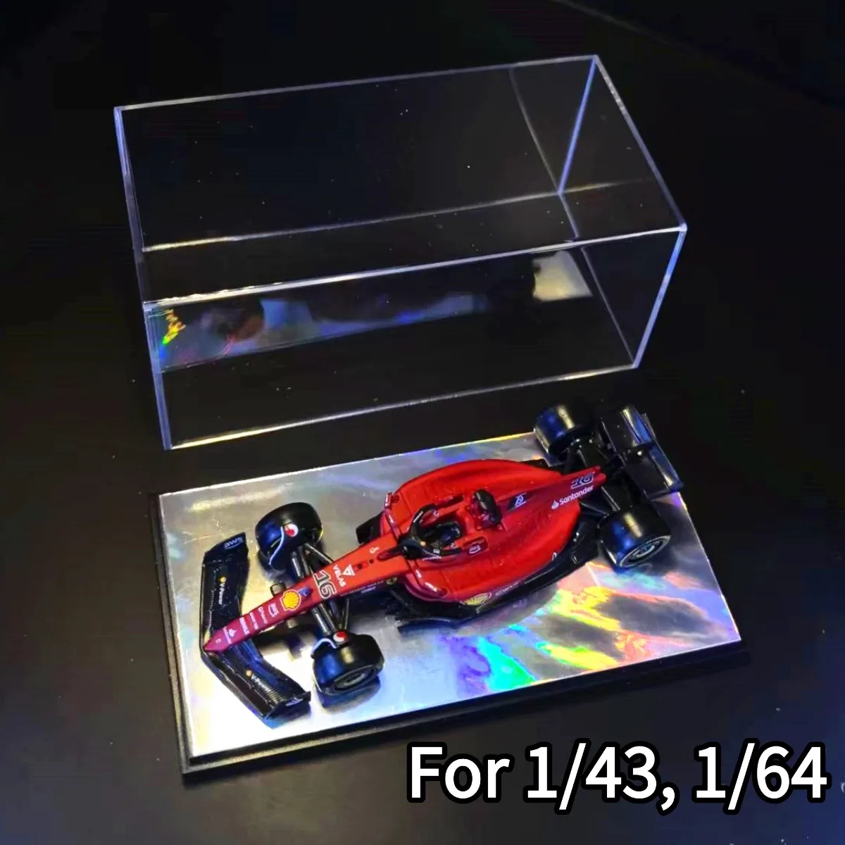 

Акриловая витрина 5,8 "x2,8" для масштаба 1:43, 1:64 1:87, модель автомобиля, коллекционный футляр для хранения, фигурка, миниатюрное здание «сделай сам», диорама
