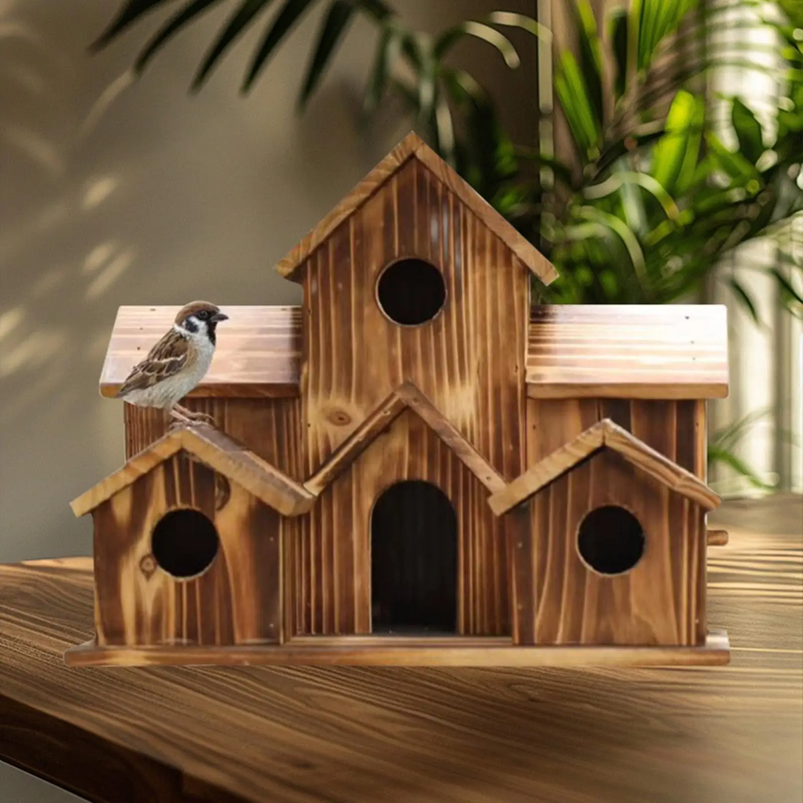 Handwoven Straw Bird Nest Parrot Hatching Breeding Grass Cave Garden Supply Grass Birds House Humming Bird Nest For Lawn Home