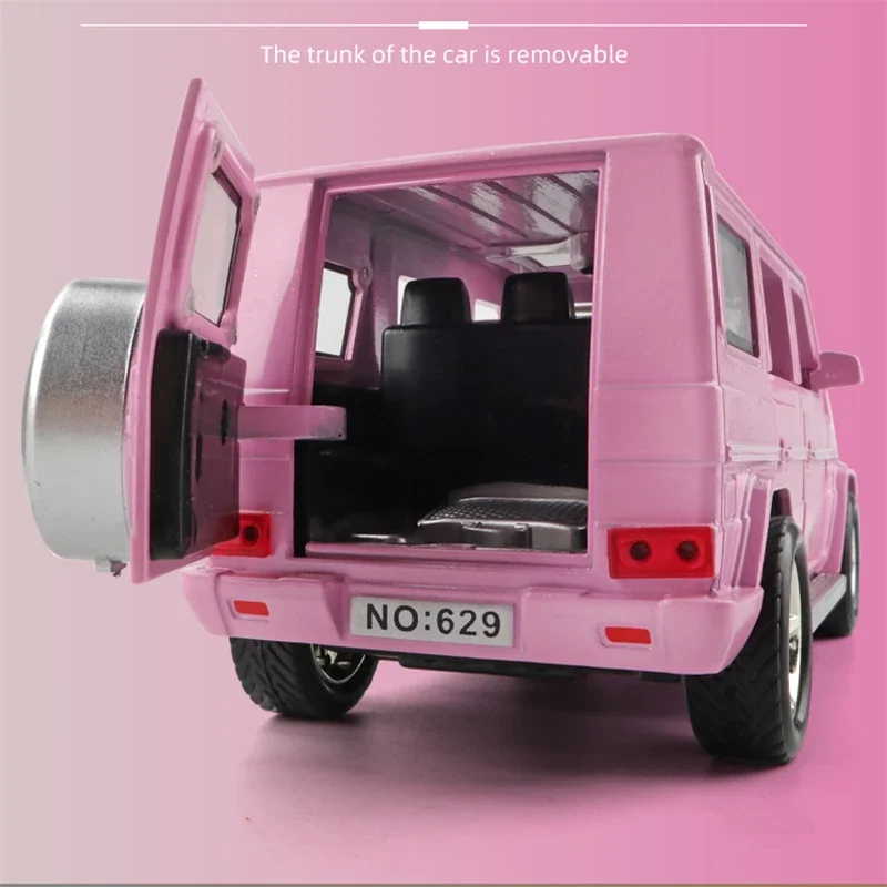 1:32 G65 G500 G63 SUV سبيكة سيارة نموذج Diecasts لعبة معدنية على الطرق الوعرة المركبات نموذج سيارة محاكاة الصوت ضوء جمع هدية
