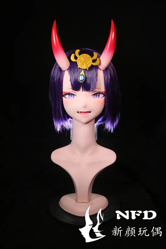 (Shutendoji) Full head super sweet female resin crossdressing BJD Doll kig cosplay kigurumi mask