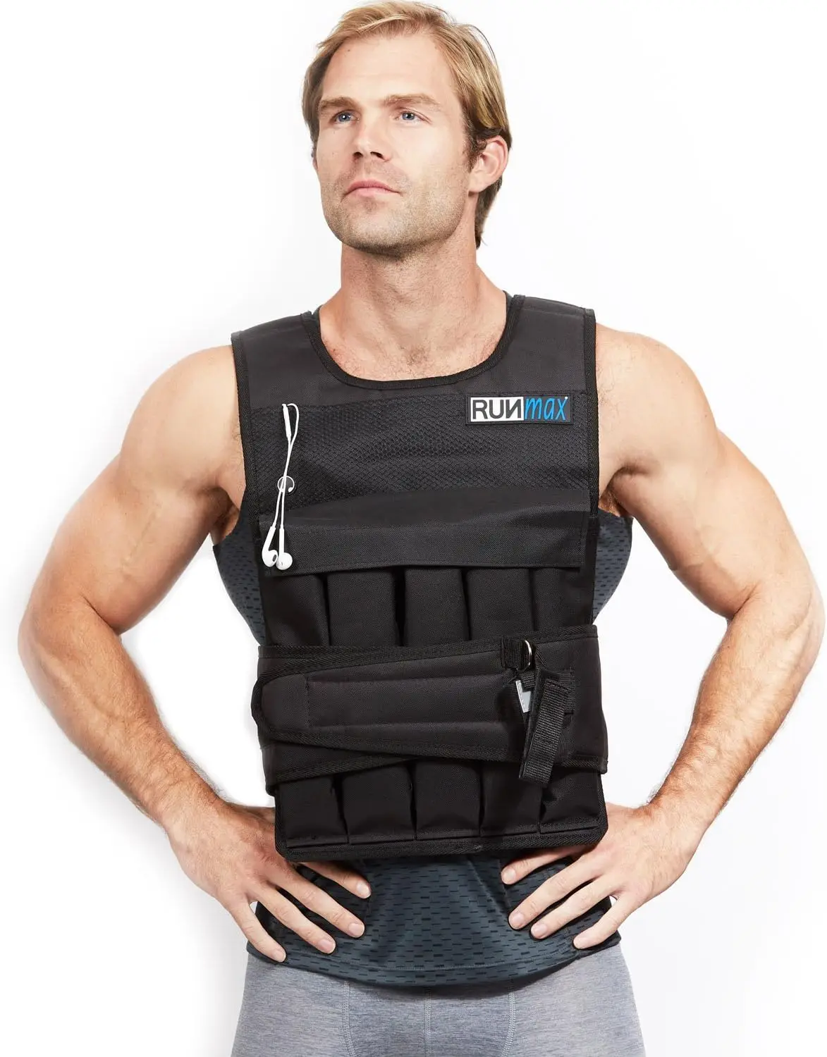 Pro Weighted Vest 40lbs with Shoulder Pads Option