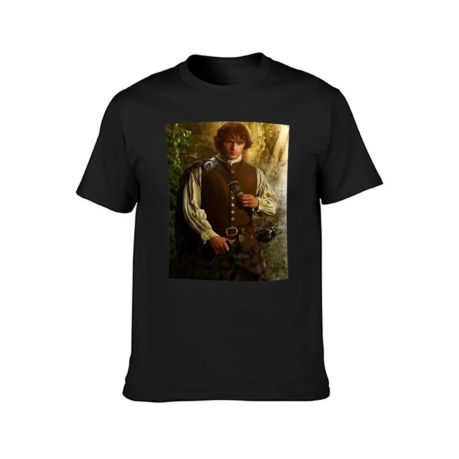 Sam Heughan T-Shirt plus sizes kawaii clothes oversized boys whites sweat shirts, men