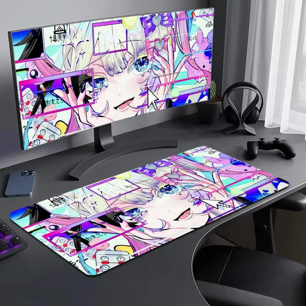 

needy girl overdose Mouse Pad Large Computer Mouse Pad Office XXL Pc Gamer Non-slip Deskmat Mousepad Keyboard Rubber Game Rug