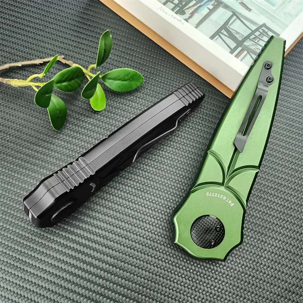 Tactical PARAGOD Piranha Outdoor Tactical Folding Knife D2 Blade Aluminum Alloy Handle Camping Hunting Pocket Knives EDC Tool