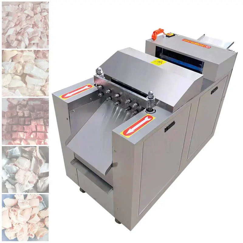 

Commercial Frozen Beef Cutter Meat Bone Cutting Meat Cube Machine Chicken Cutting Machine