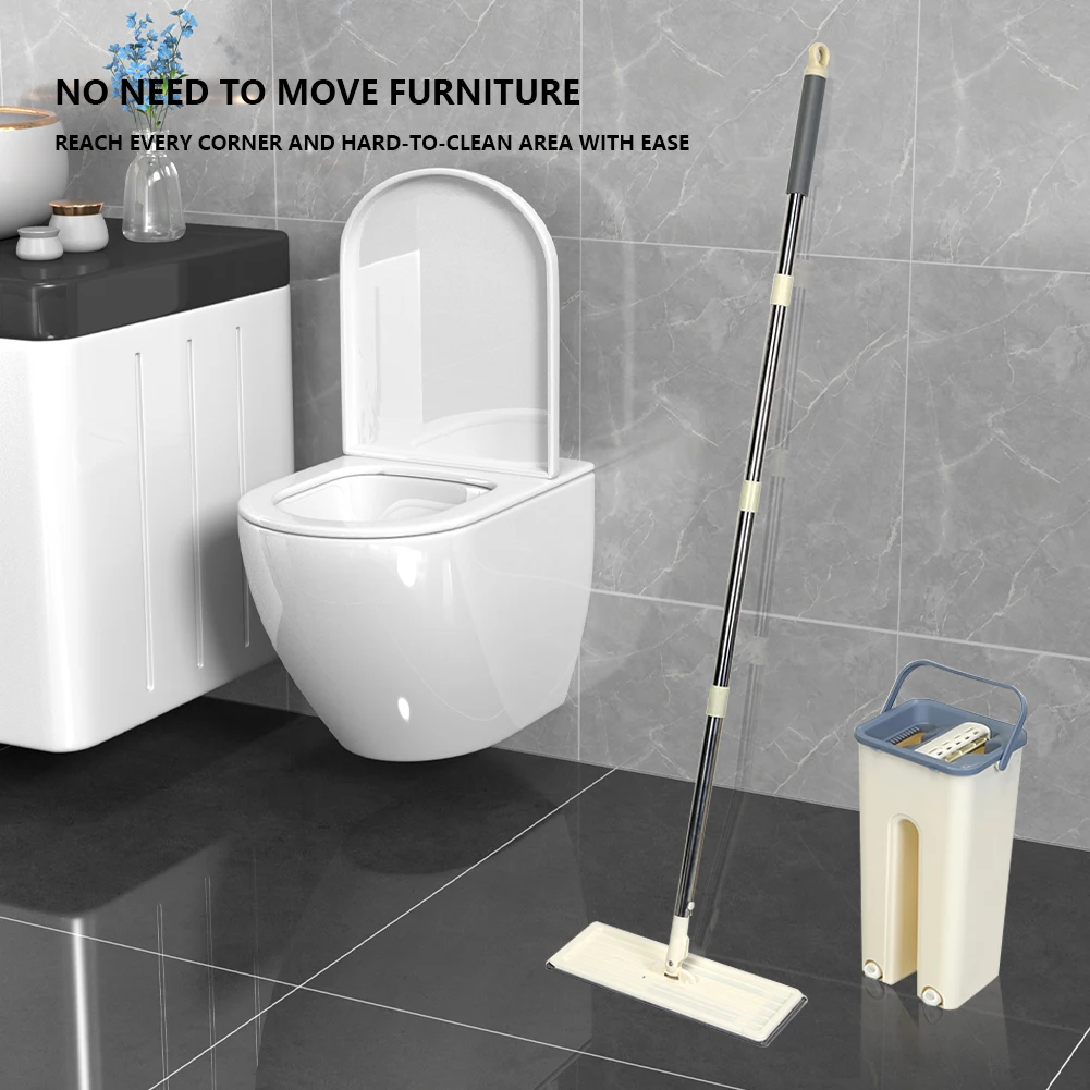 

Подушечки для швабры из микрофибры, многофункциональные тканевые подушечки для чистки пола, водопоглощающие с ведром, бытовой инструмент для чистки