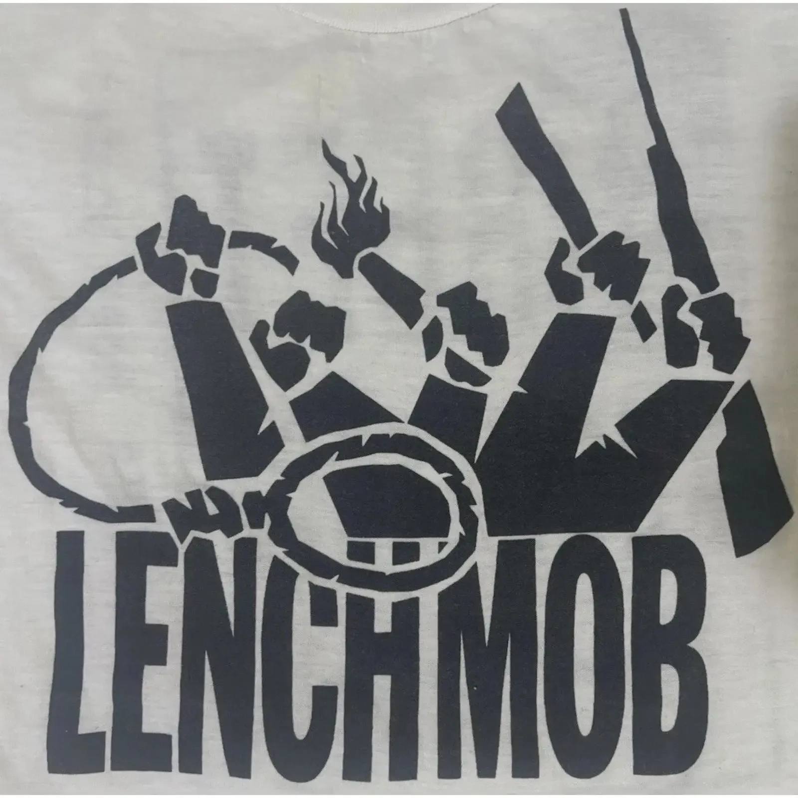 Lenchmob Street Knowledge Original Ice Cube NWA Old School Rap T Shirt size XL Image 1 of 4 vintage Washed Comfortable Slightly