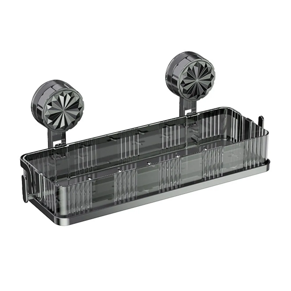 

Kitchen Countertops Movable Shower Shelf Bathroom Organizer Modern Design Shower Shelf Bathroom Accessory Black