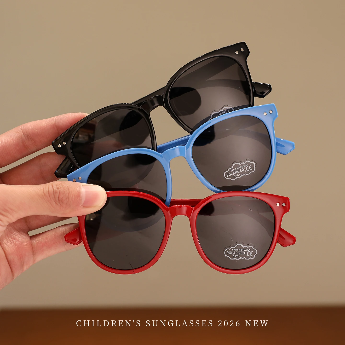 6 Farben polarisierte Kinder-Sonnenbrille mit UV-Schutz, niedlicher Silikonrahmen, koreanische Mode-Sonnenbrille für Kleinkinder, Jungen, Mädchen, Outdoor – Detail 11