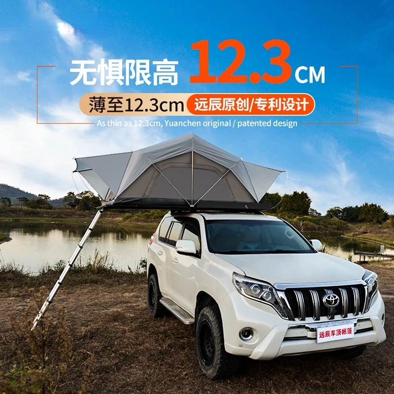 Outdoor Car off-Road Vehicle Top Tent SUV Aluminum Alloy Hard Shell Self-Driving Car Parcel Or Luggage Rack Folding Tent