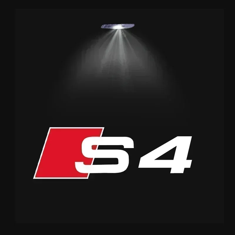 2/4Pcs Audi Sline S3 S4 S5 S6 S7 RS Quattro Q7 Q5 Q3 A4 B8 8P A3 A6 C7 A5 A6 A8 LED Auto Tür Willkommen Logo Licht Projektor Lampe