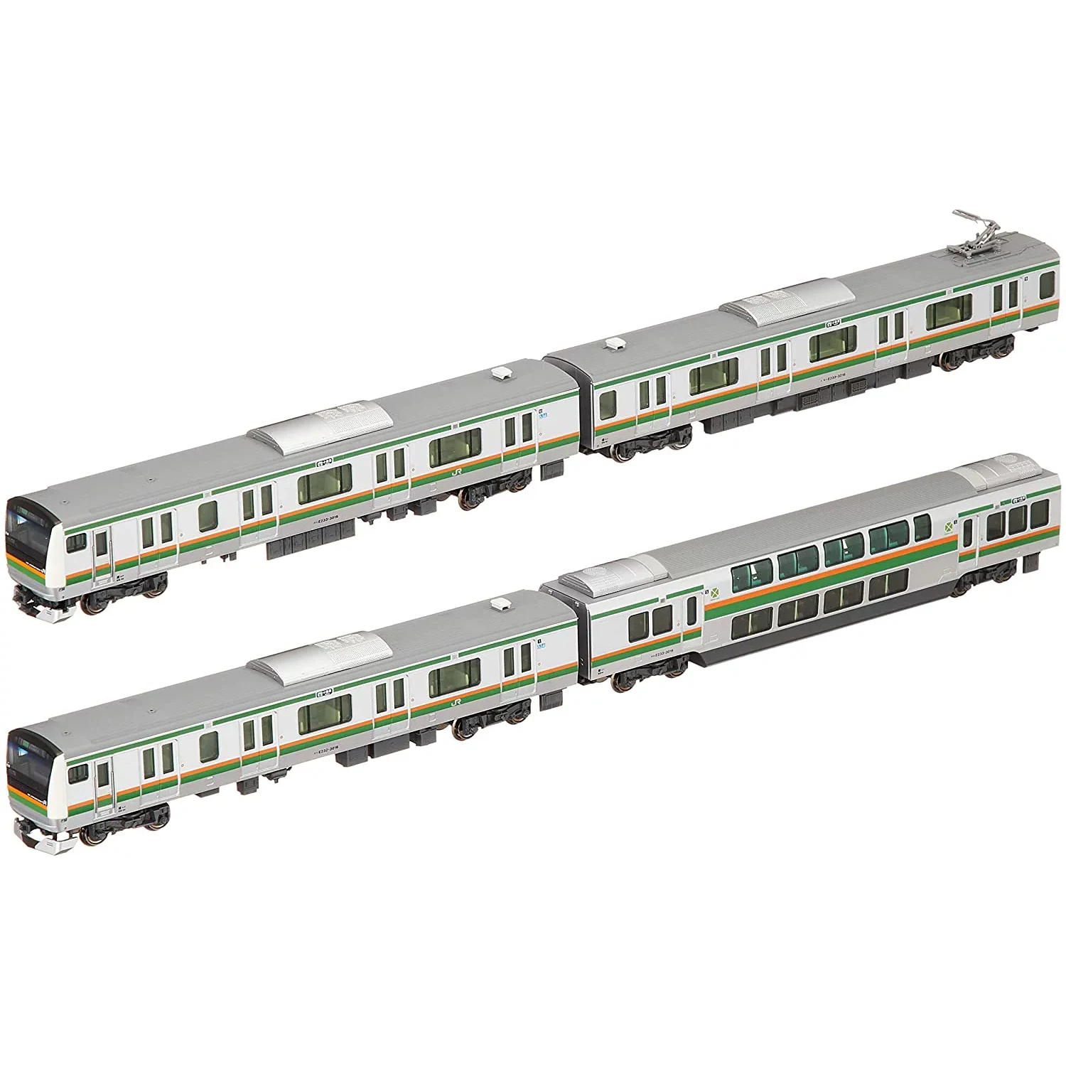 KATO Train Model E233 Series 10-1267 1268 1269  Electric Locomotive N Scale 1/160 Railway Train Model