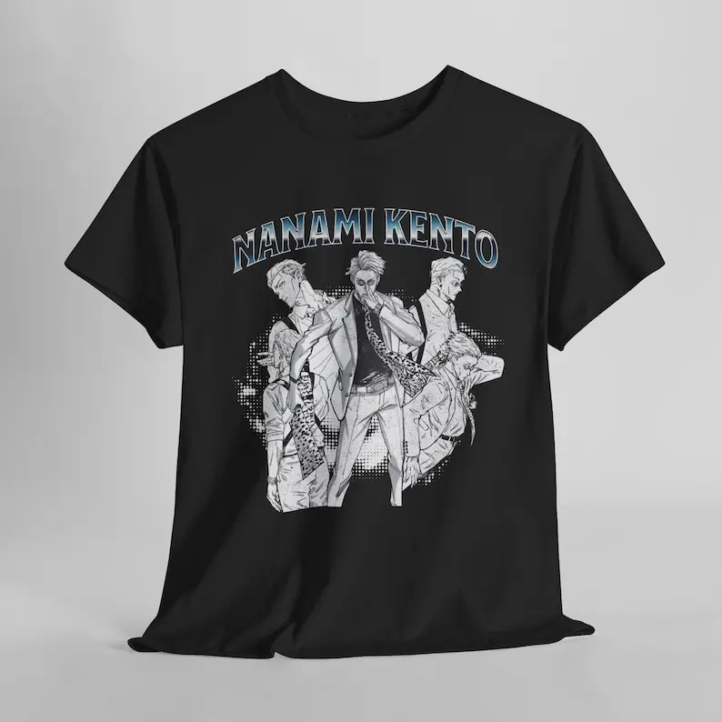 Nanami Kento Jujutsu Kaisen T-Shirt Vintage Streetwear Premium Quality Apparel Featuring Your Favorite Characters!