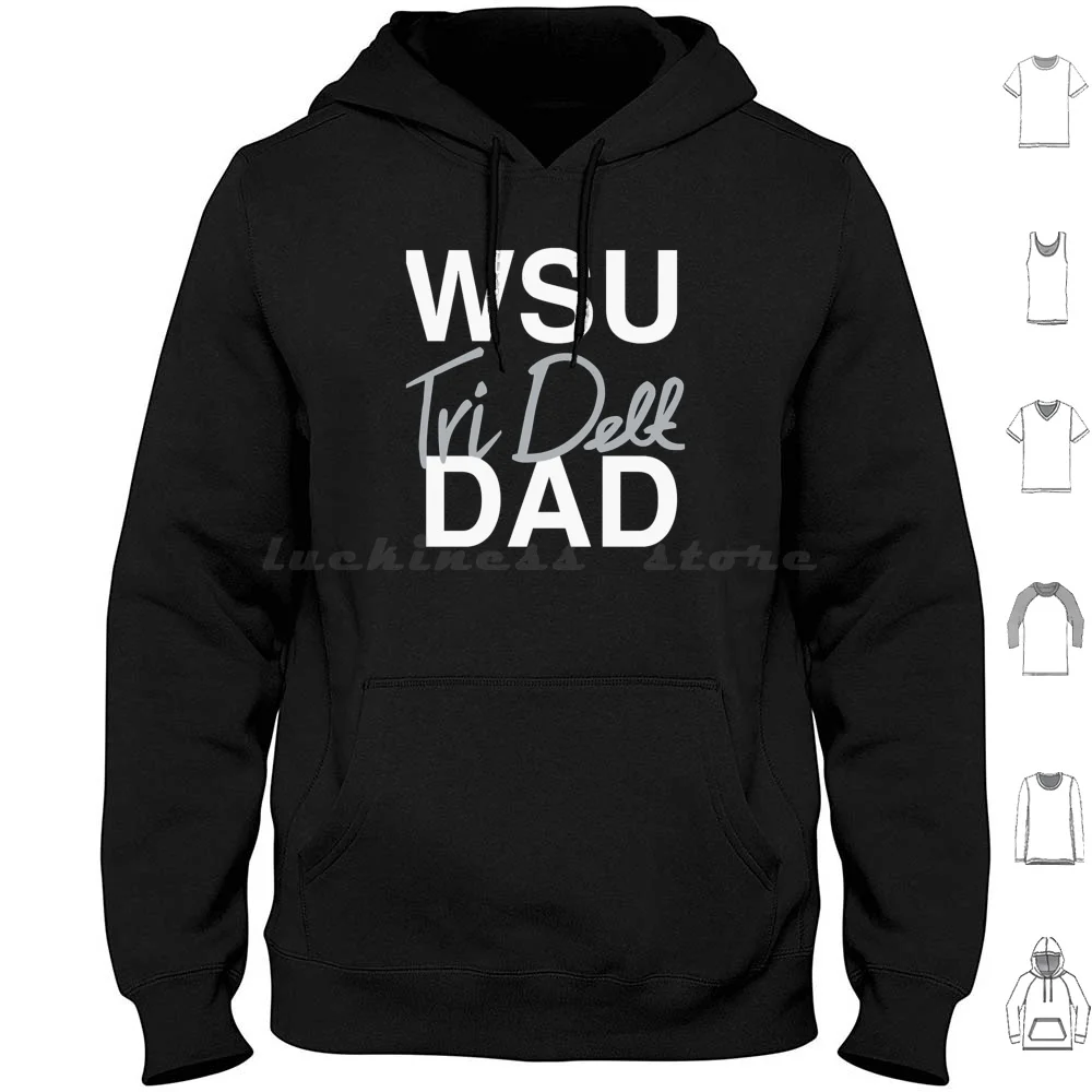Wsu Tri Delt Dad As Worn By Perfect Gift Hoodie Cotton Long Sleeve Grunge Music 90s Kurt Guitar Cobain Alternative