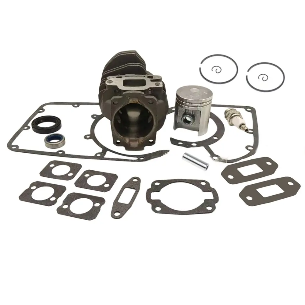 Chainsaw Cylinder Piston- Kit With Gasket For 041 041AV Chainsaw Attachment Garden Power Tools Parts Accessories