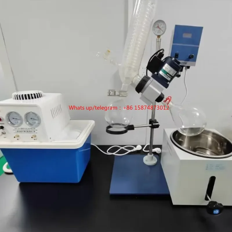 Three-piece set Rotary evaporator with accompanying circulating water vacuum pump