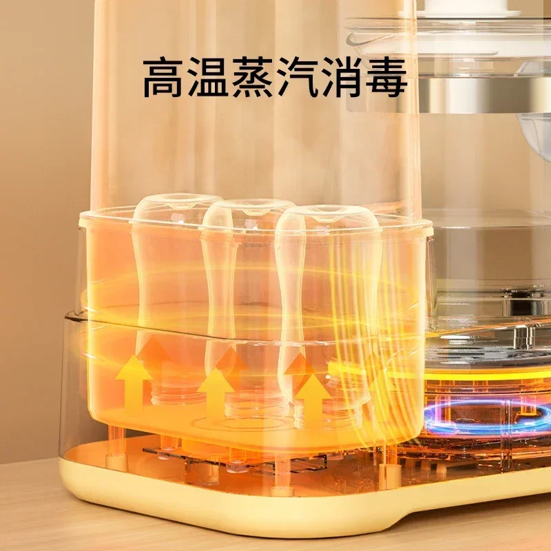 household new All-glass thermostatic kettle, bottle sterilizer, two-in-one baby brewing milk, heating thermostat, milk warmer