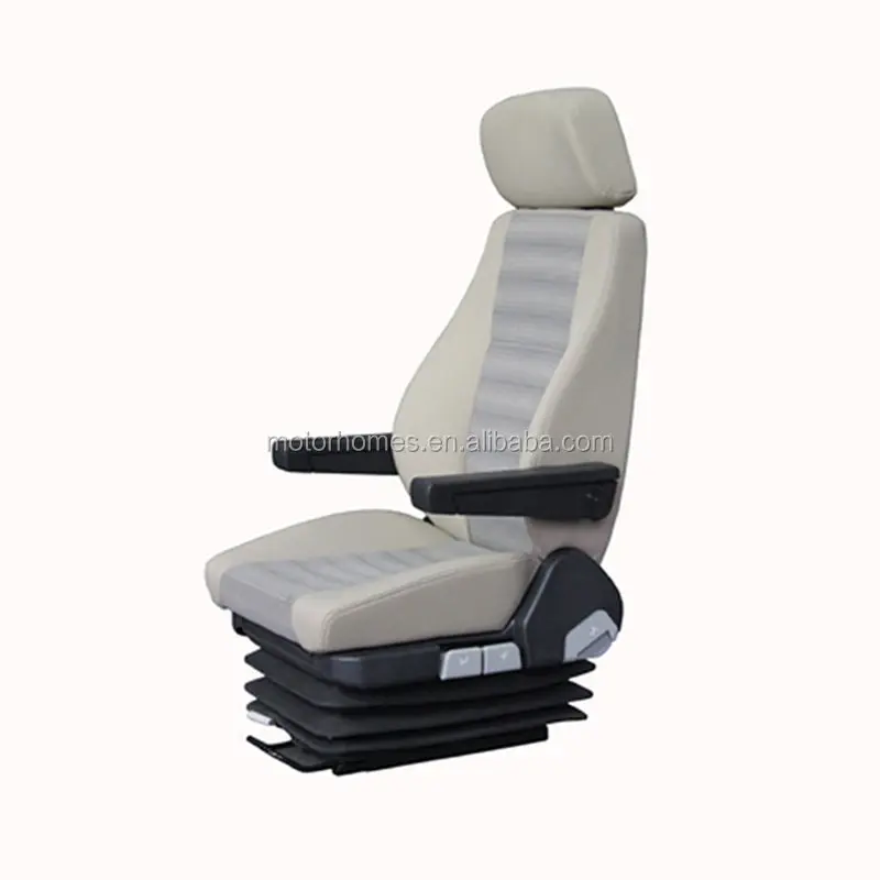 

Isri Luxury Truck Driver Seat Air Suspension Seating Bus Heavy Duty Slider Armrest Adjustable Seat Back Leather Cloth