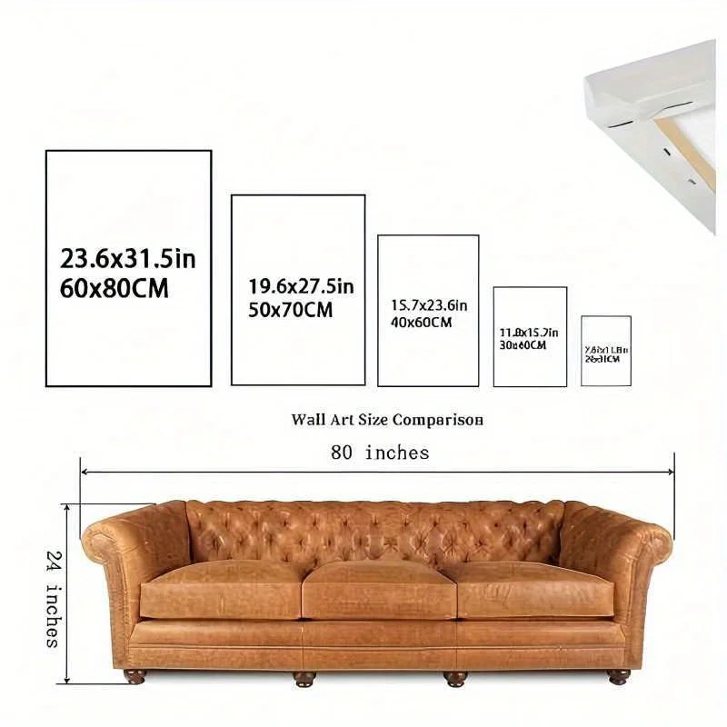 مجموعة 3 قطع، لوحات قماشية - غير مؤطرة، أشجار في الغابة، مجموعة رسم فنية، غرفة المعيشة، المكتب، المكتبة، البار، المقهى، مجردة