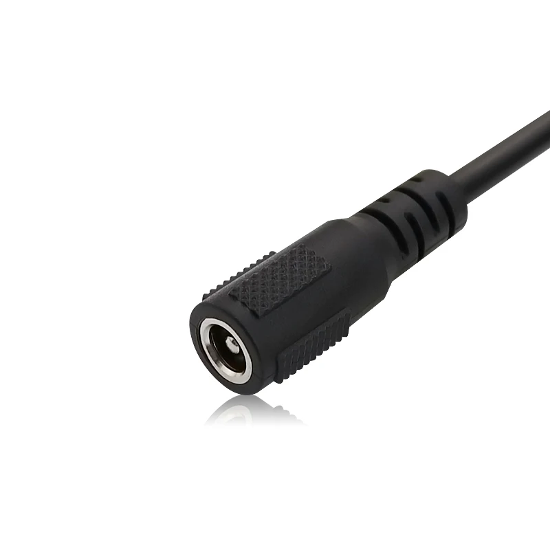 Extensão de câmera de segurança, cabo dc 12v macho e fêmea, cabo de 3m, 5.5mm x 2.1mm, cabos para câmera wi-fi/ahd/ip