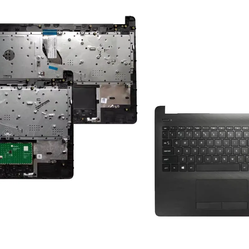 

For 15-BS 15T-BS 15-BW 15Z-BW 15-RA 15-RB 255 250 G6 TPN-C129 C130 Palmrest US/IT/LA Keyboard With Touchpad Upper Top Case Black