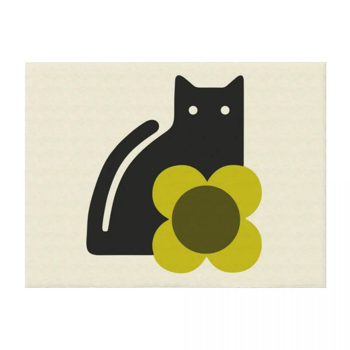 

Orla Kiely, Cat ,orla kiely pattern Throw Blanket Soft Plush Plaid Bed linens halloween wednesday Blankets