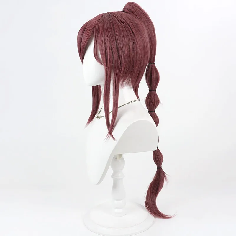 Re Zero Shaula Cosplay Wig Split Ponytail Synthetic Hair With Natural Scalp for  Roleplay Halloween Comic Outfit