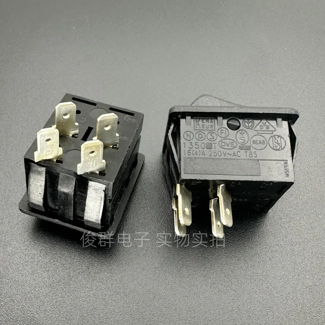 Original new 100% 1350T power supply rocker switch 4pin 2gear 20A high current button switch