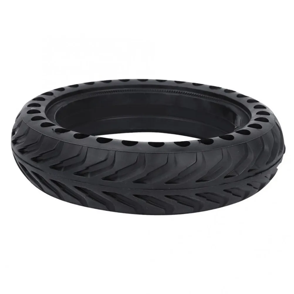 

8 Inches Electric Scooter Honeycomb Tire Non-Pneumatic Shock-Absorbent Rubber Anti-Explosion Tire Compatible with Xiaomi M365